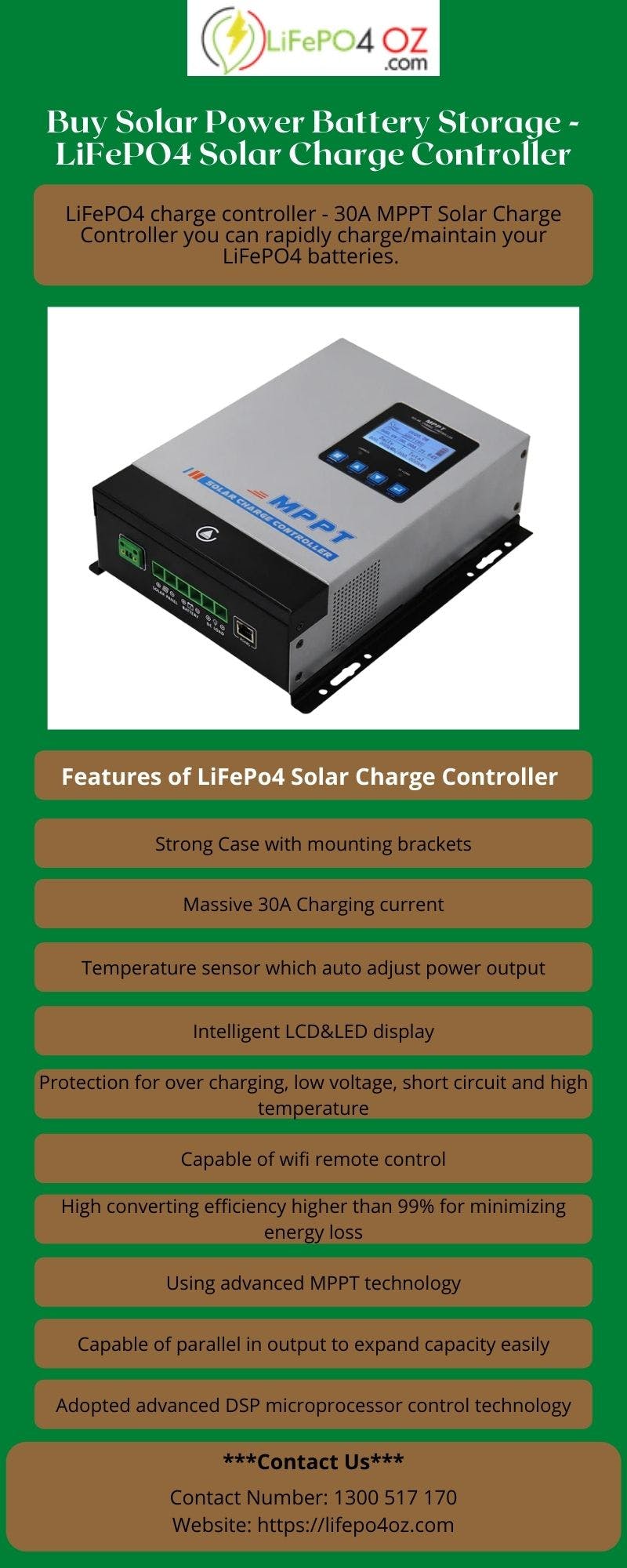 Buy Solar Power Battery Storage - LiFePO4 Solar Charge Controller.jpg