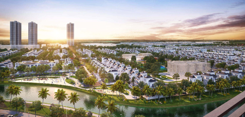 Với hệ sinh thái xanh và hệ điều hòa mặt nước