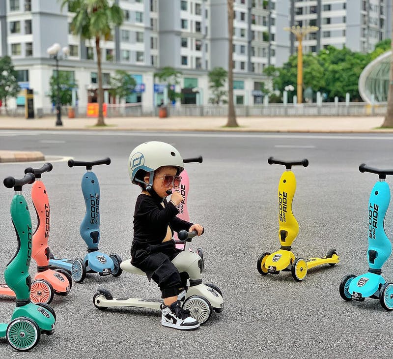 Xe scooter and ride 3 in 1