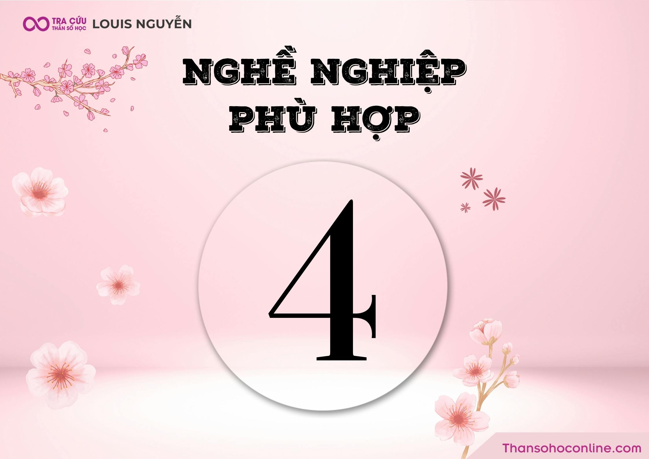 Số chủ đạo 4 hợp với nghề gì?