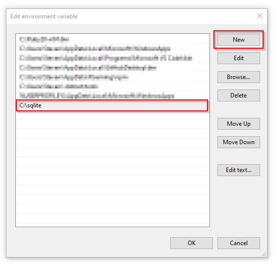 Add New Environment Variable