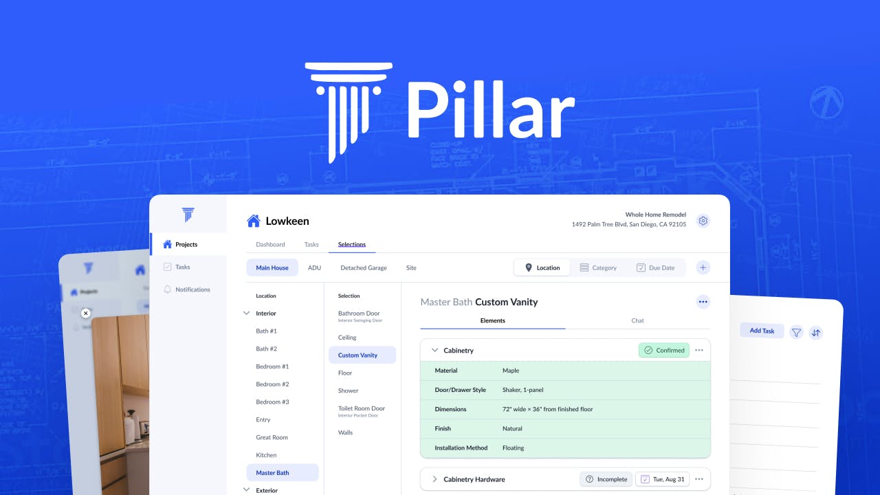 Pillar Construction Software Current Index · Pillar Information