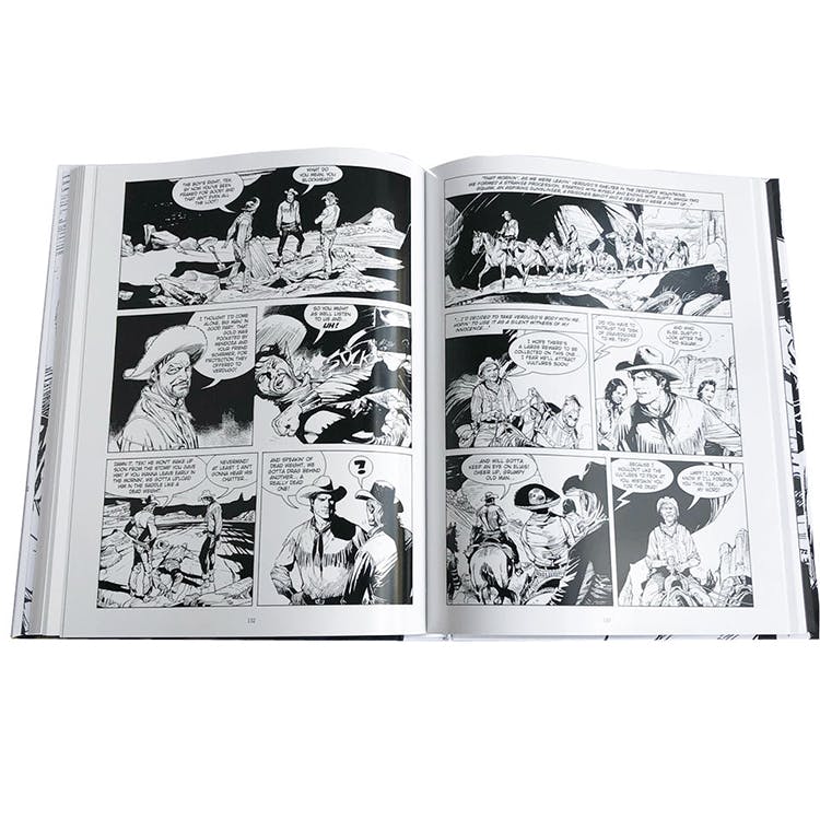 black and white manga printing