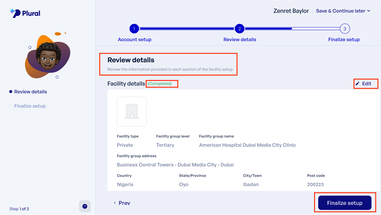Review facility setup details.png