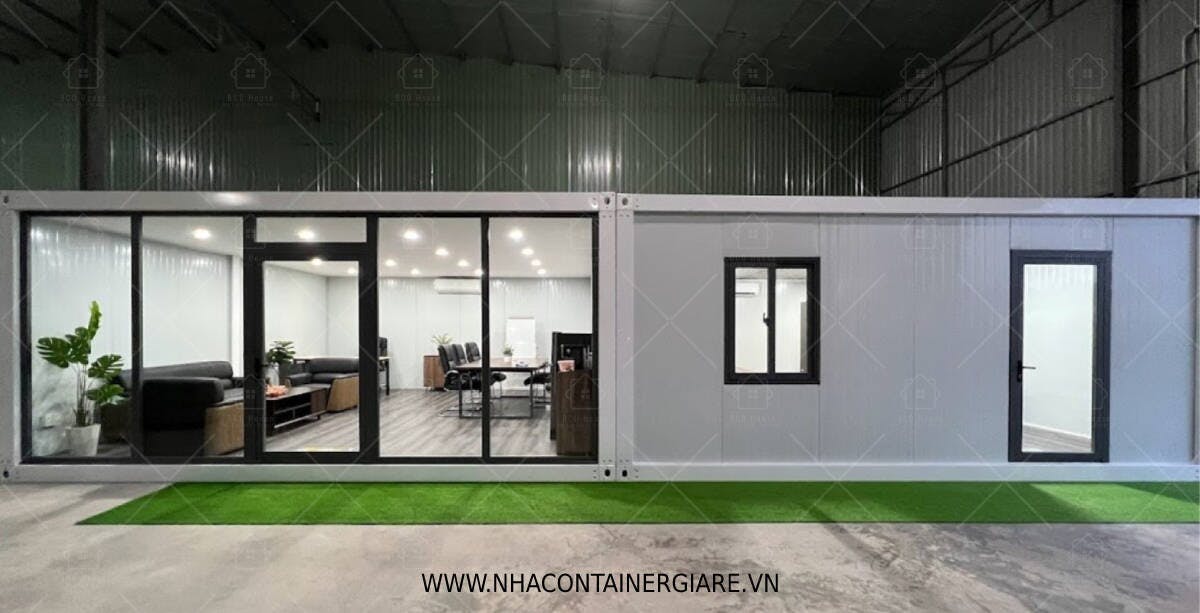 Văn phòng lắp ghép của BCD House mang tính hiện đại và tiện nghi