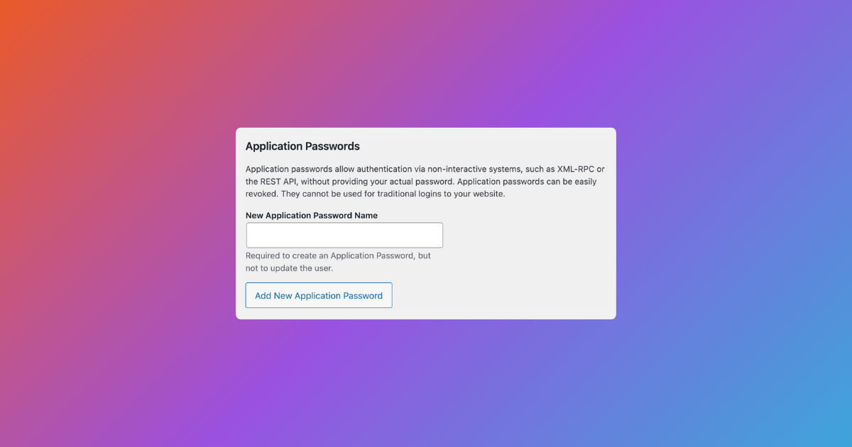 Create Application Password.png