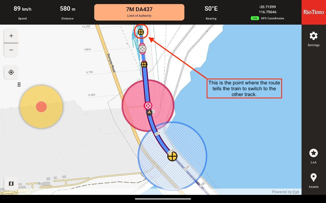 ALX and other alarms existig for both lanes zoomed out [focus on where the uturn is].jpeg