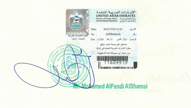 UAE Consular Stamp - Canada.PNG