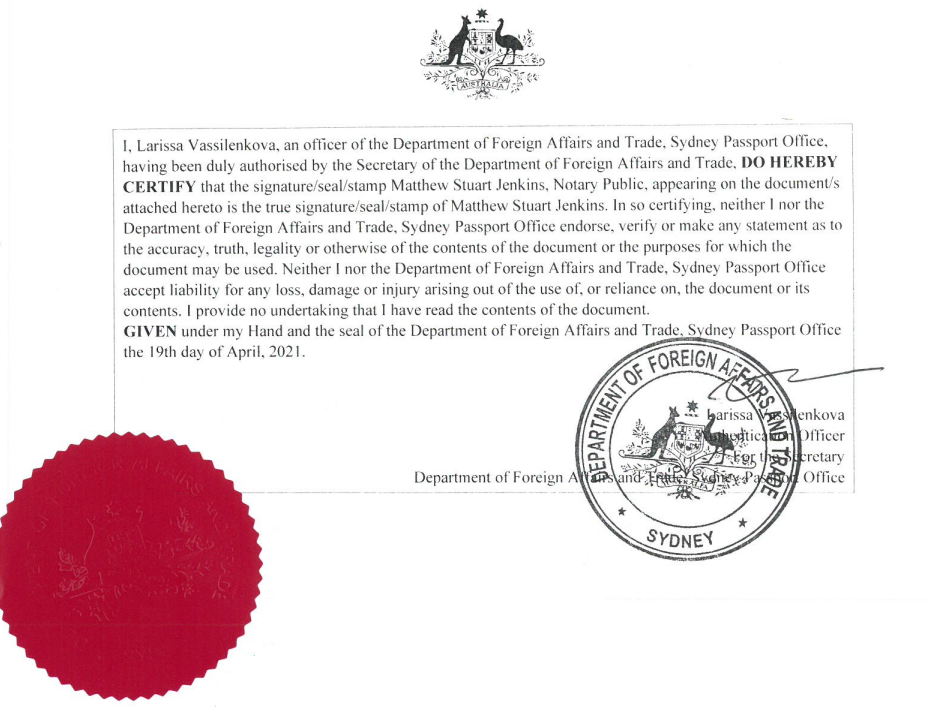 AUS Sydney DFAT apostille.png