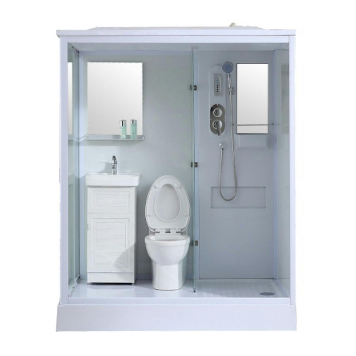 Nhà vệ sinh kết hợp với buồng tắm di động