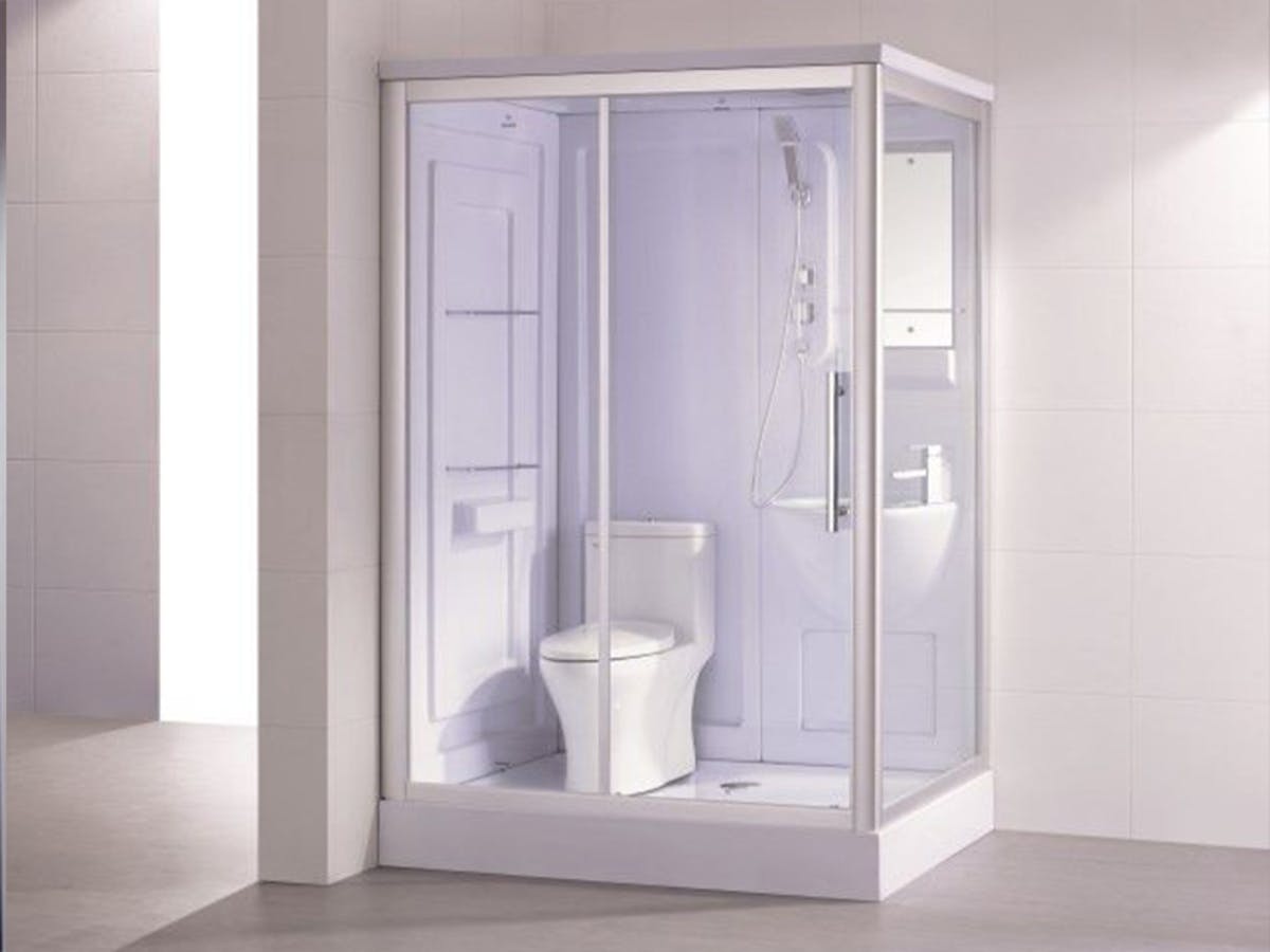 Mẫu nhà vệ sinh lắp ghép giá rẻ kiểu tủ
