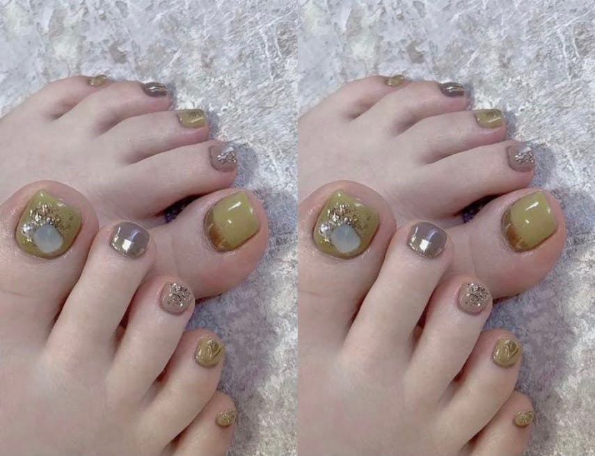 Sang trọng là tính từ miêu tả cho mẫu nail này