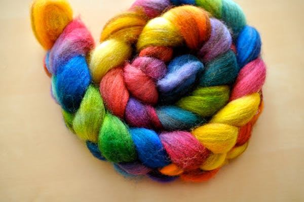 colorful roving