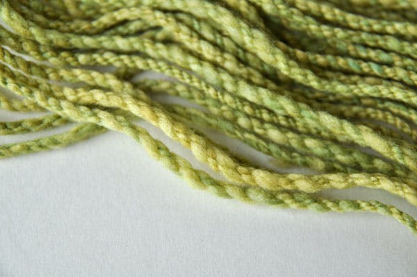 Cabled 4-ply yarn