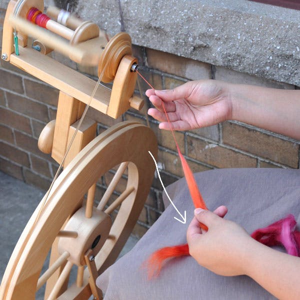 How to Use a Spinning wheel 