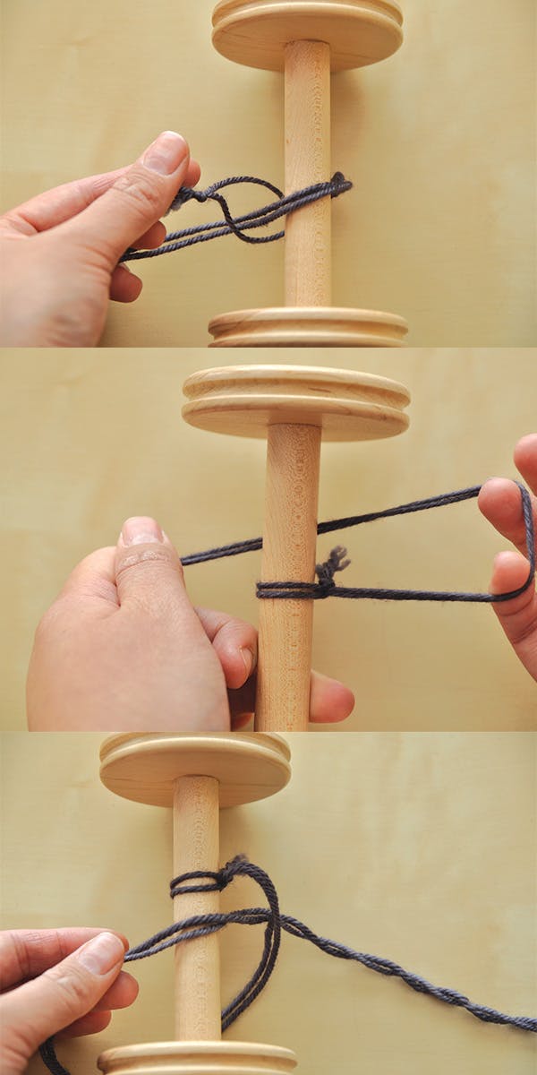 tying a loop leader