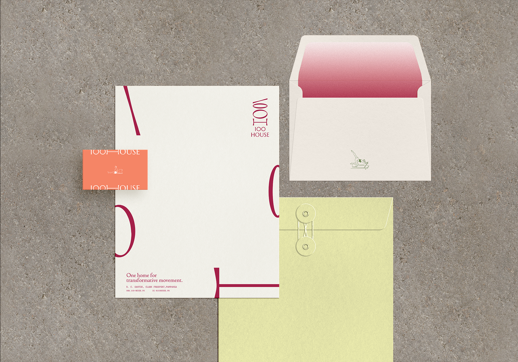 100 House - Stationery Set.png
