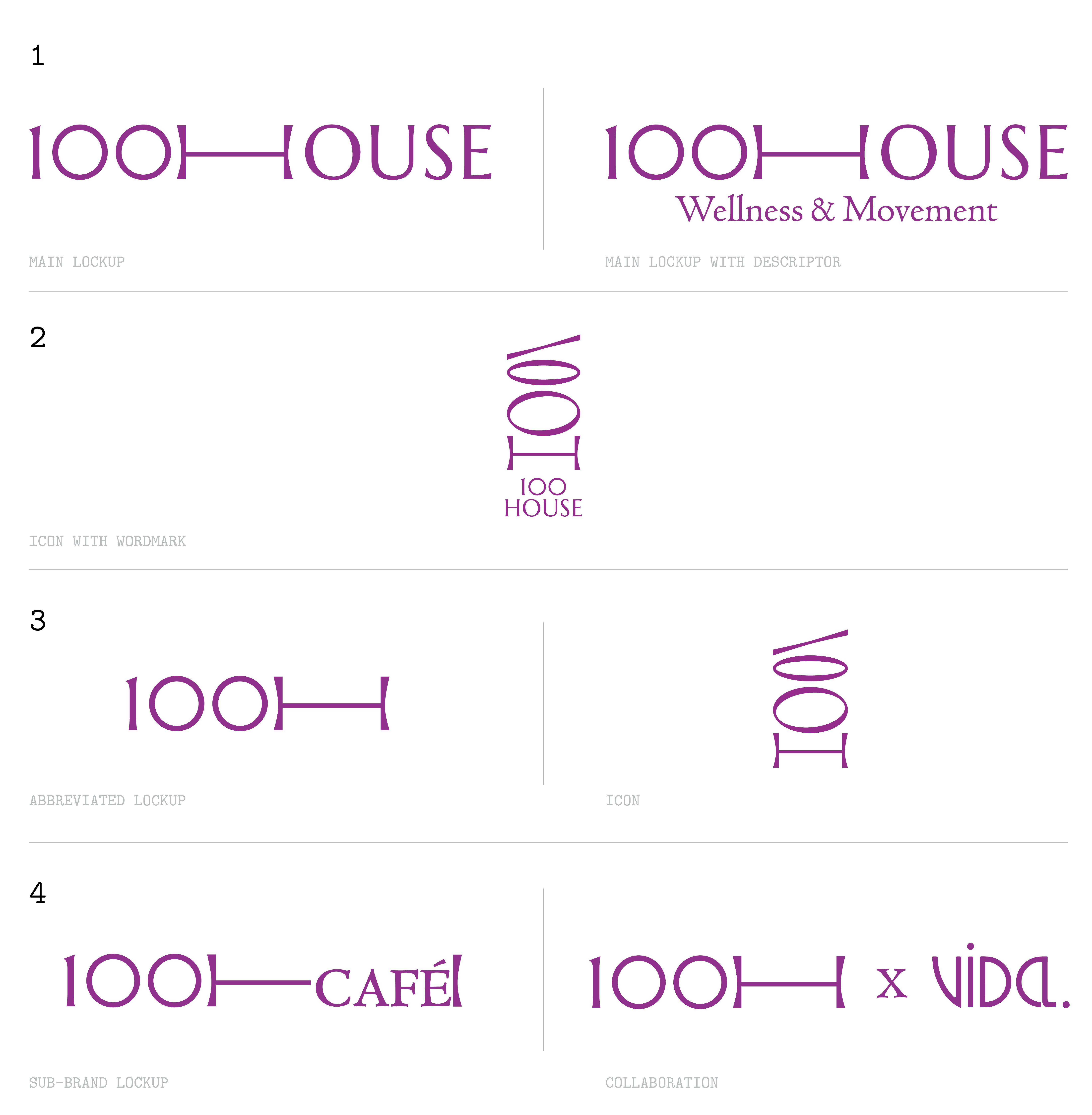 100 House - Logo Hierarchy.jpg