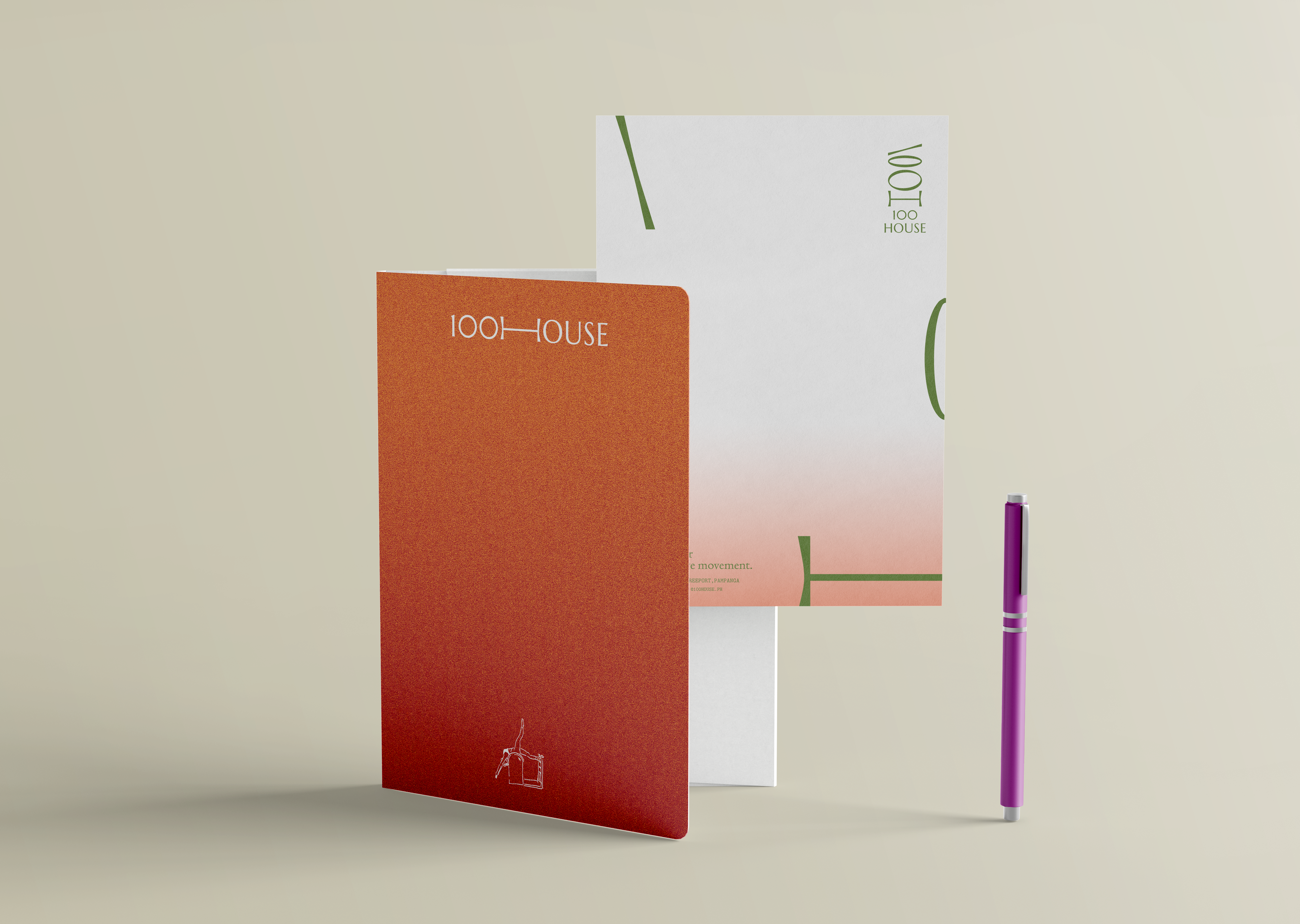 100 House - Stationery Set 2.png