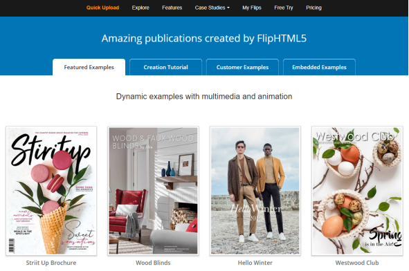 Các ấn phẩm tuyệt vời được tạo bởi FlipHTML5