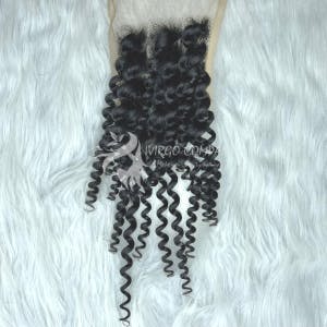 Loose curly Natural Color 4X4 Closure HD Lace $33 - $83