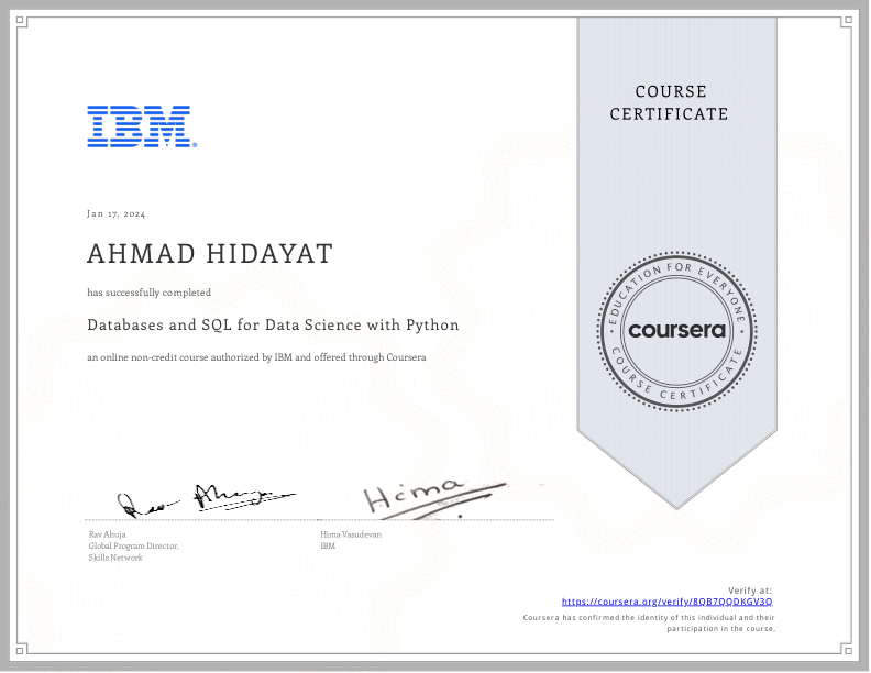 IBM - Databases and SQL for Data Science with Python.png