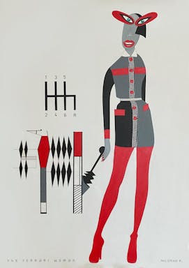39_Milorad_Krstic_Paitings_The Ferrari Woman_80x120x4cm_2022_small.jpg