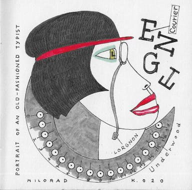 Portrait of an old-fashioned typist, 2020.jpg