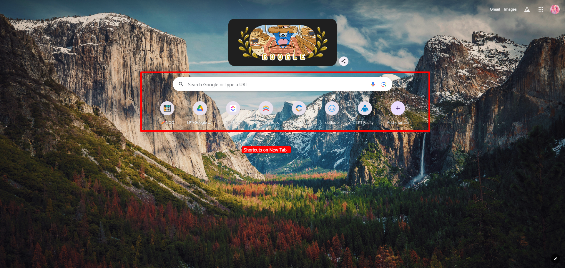 Google New Tab Shortcuts.png