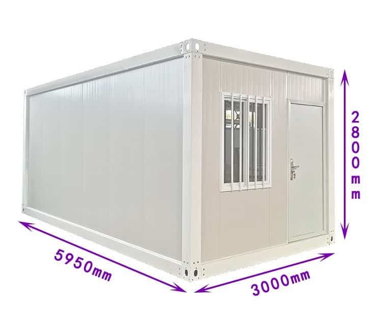 Mẫu nhà lắp ghép 18m2