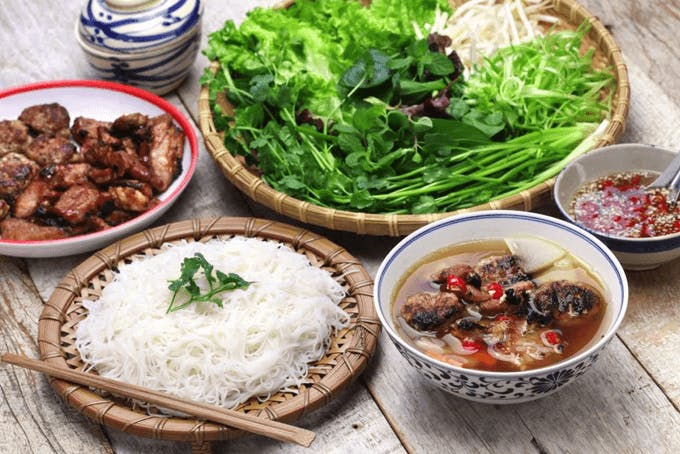 Bún chả là món ăn lâu đời của Hà Nội