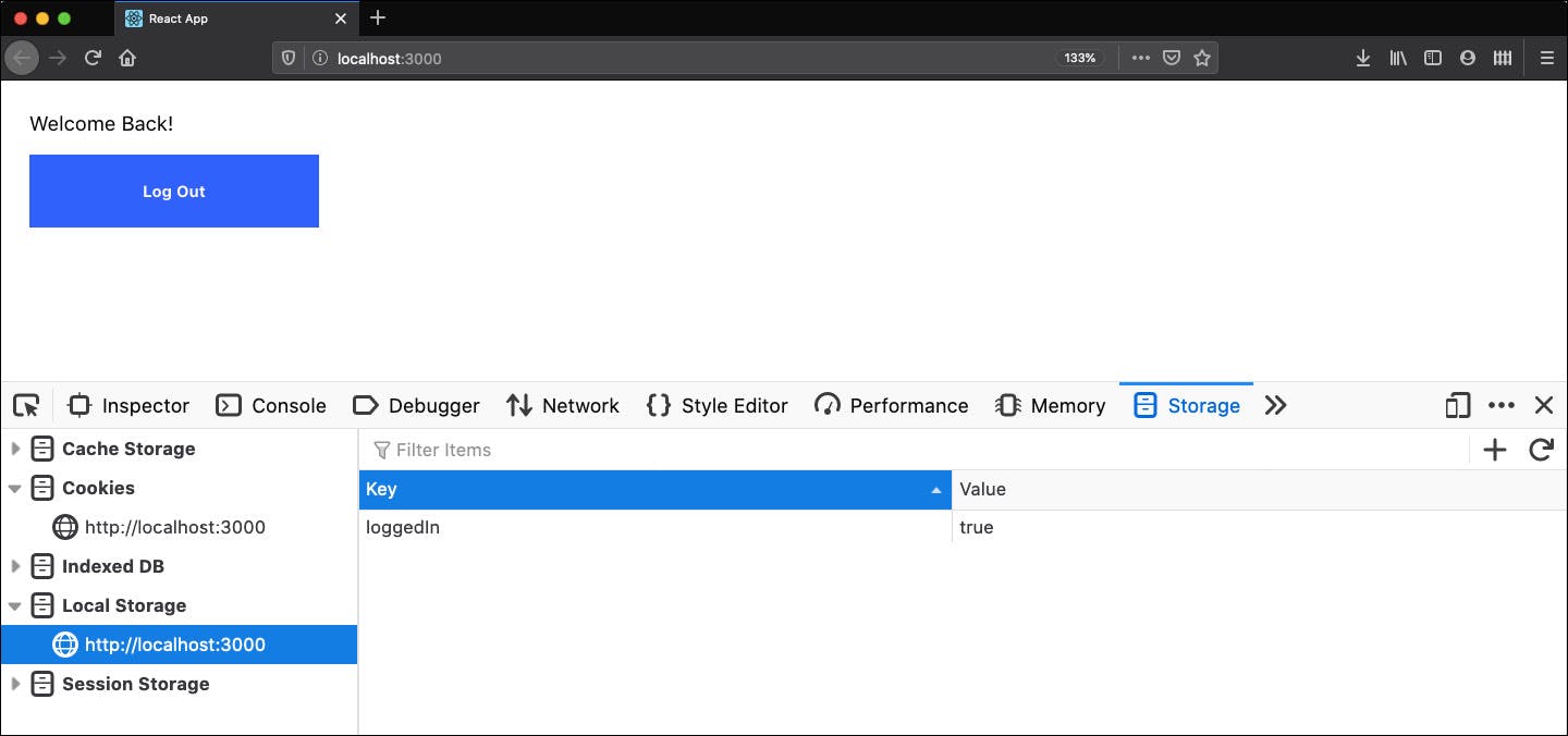 Figure 11.5: Welcome message
