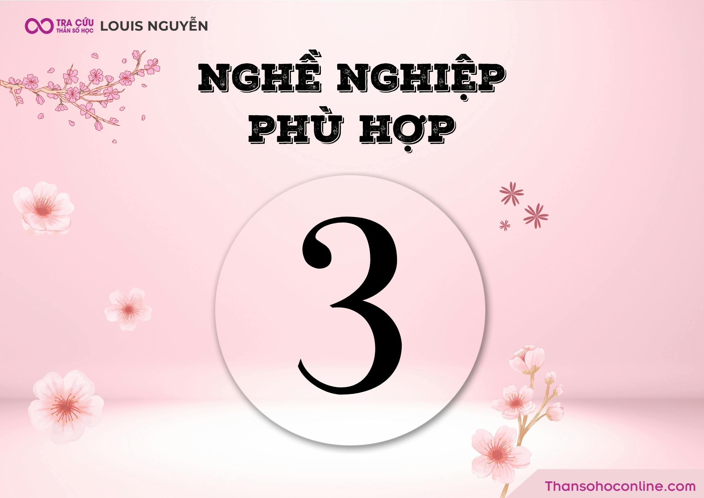 Chỉ số đường đời 3 hợp với nghề gì?
