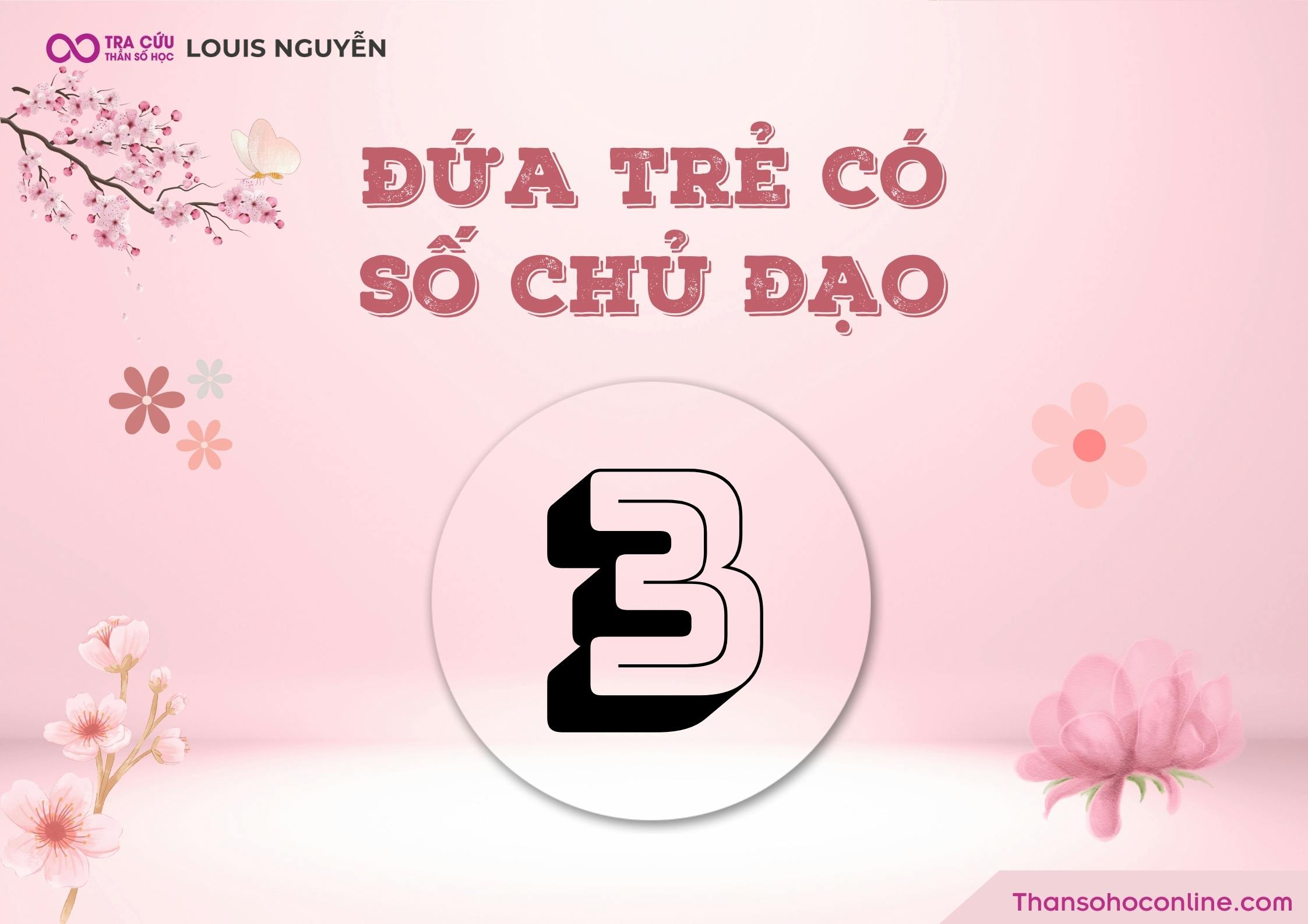 Những đứa trẻ sở hữu con số chủ đạo 3 có tính cách như thế nào?