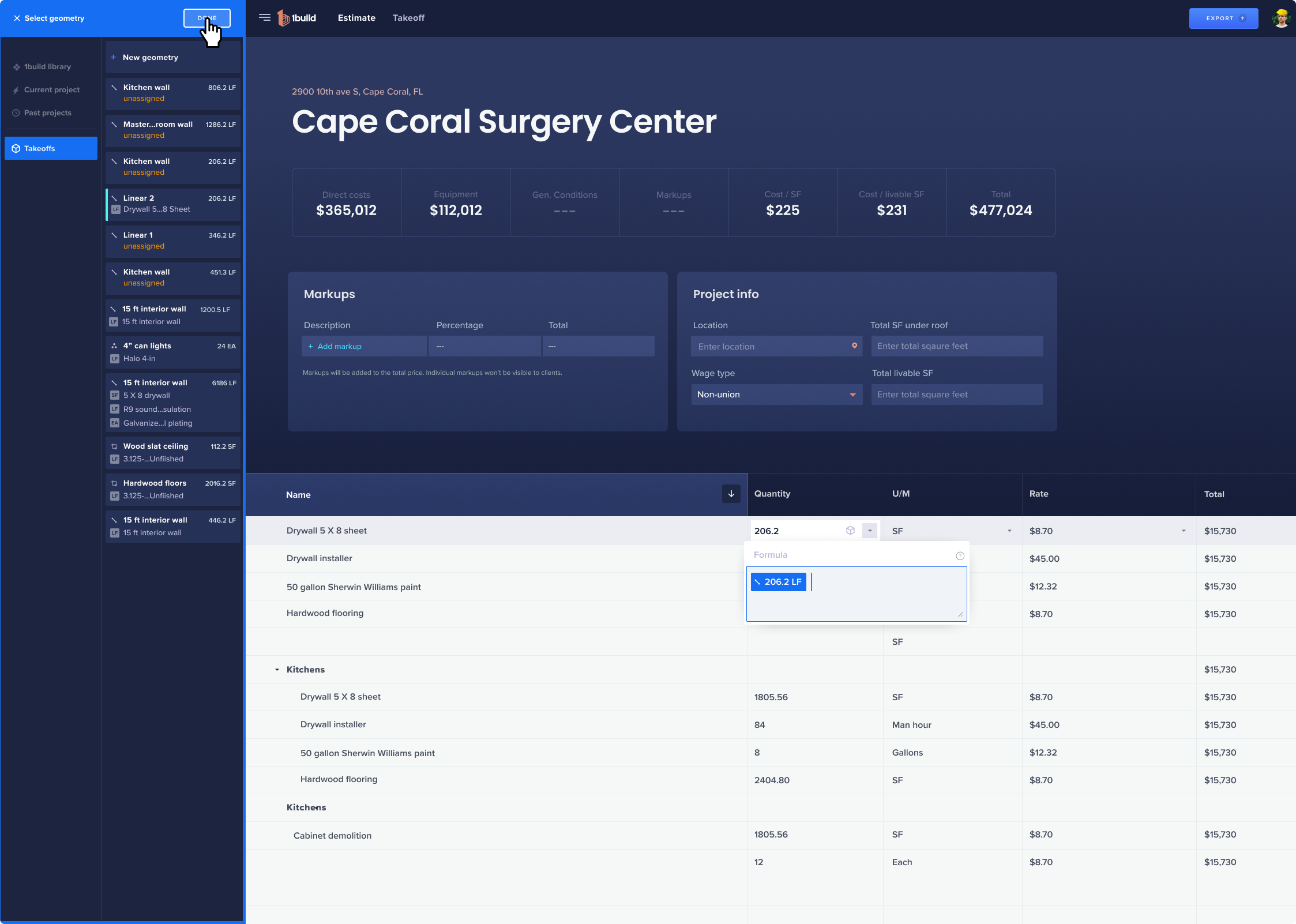 Estimate+takeoff connection.png