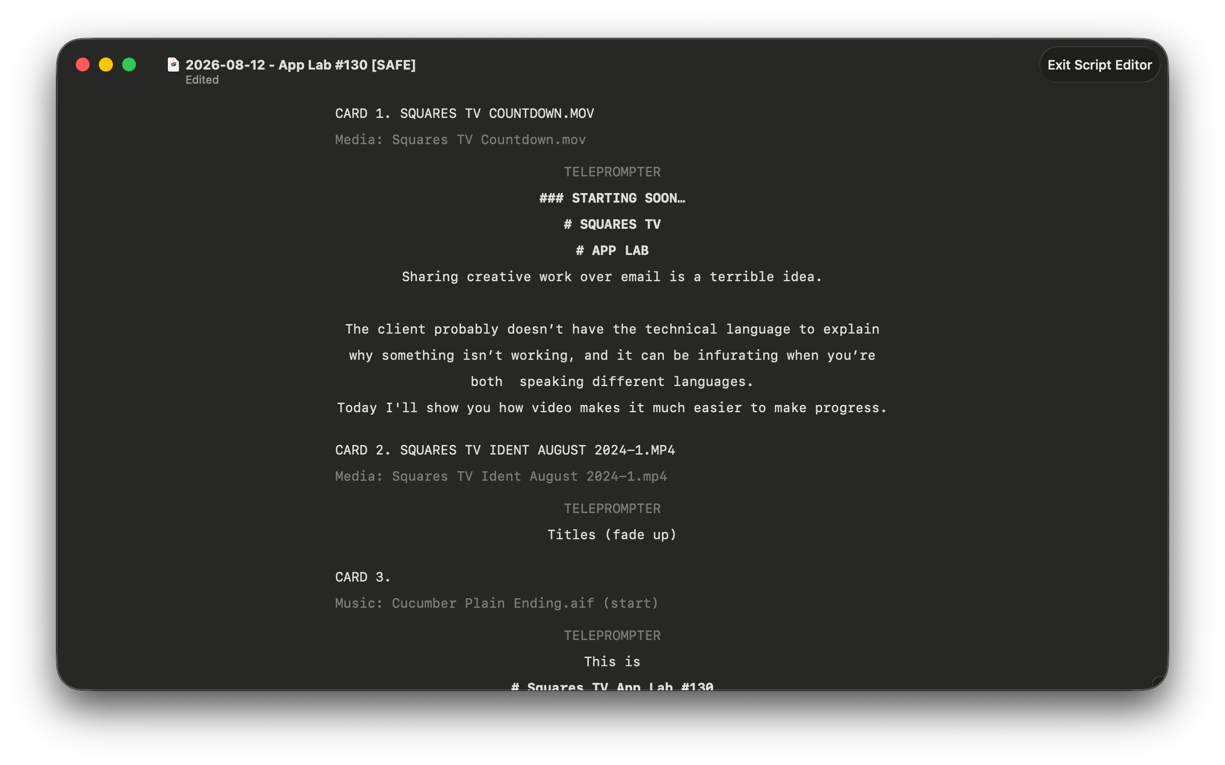cuek-script-editor