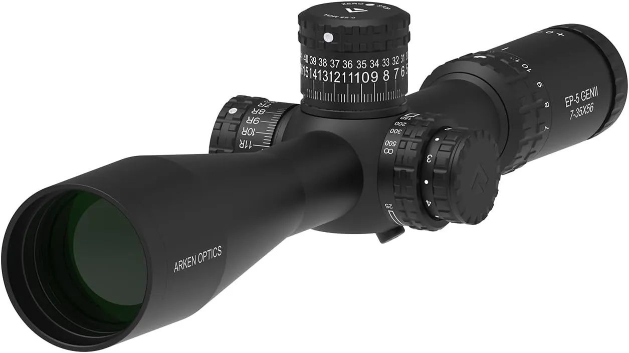 Arken Optics EP5 Gen 2 7-35x56 FFP Long Range Precision Rifle Scope