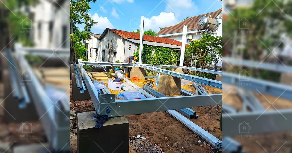 Thi công nhà lắp ghép tại Thủ Đức