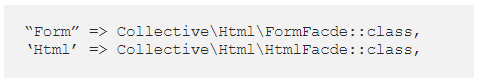 laravel collective