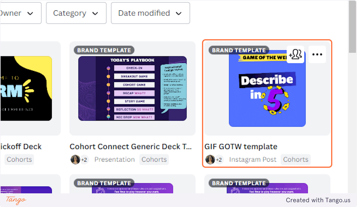 Select GIF GOTW Template