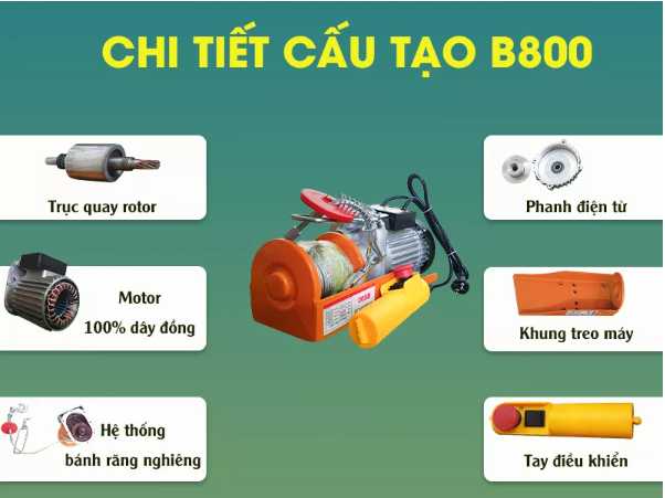 Máy tời điện mini B800 hãng Yamafuji.PNG
