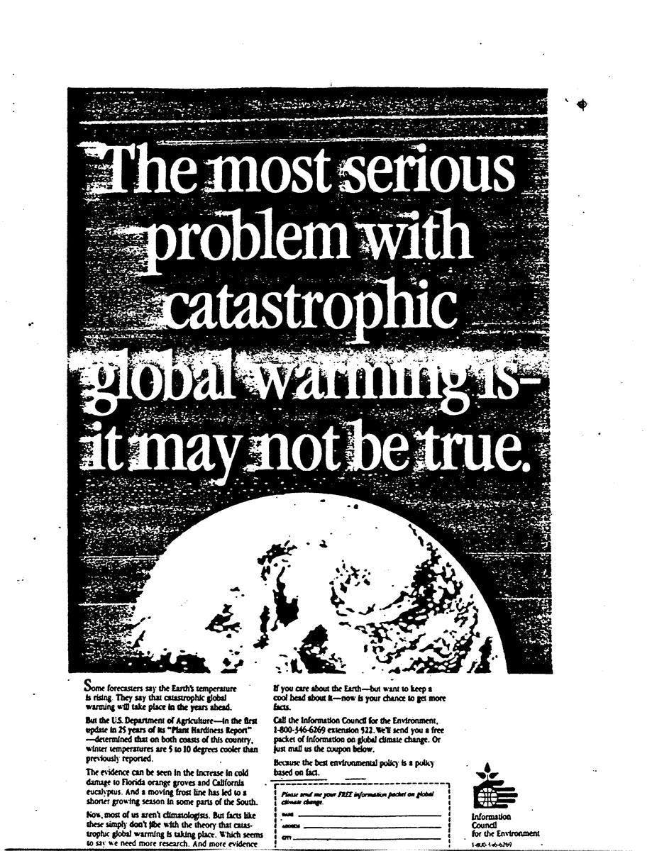 Information Council for the Environment - DeSmog