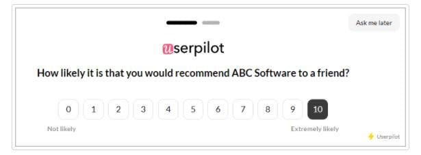 Userpilot NPS