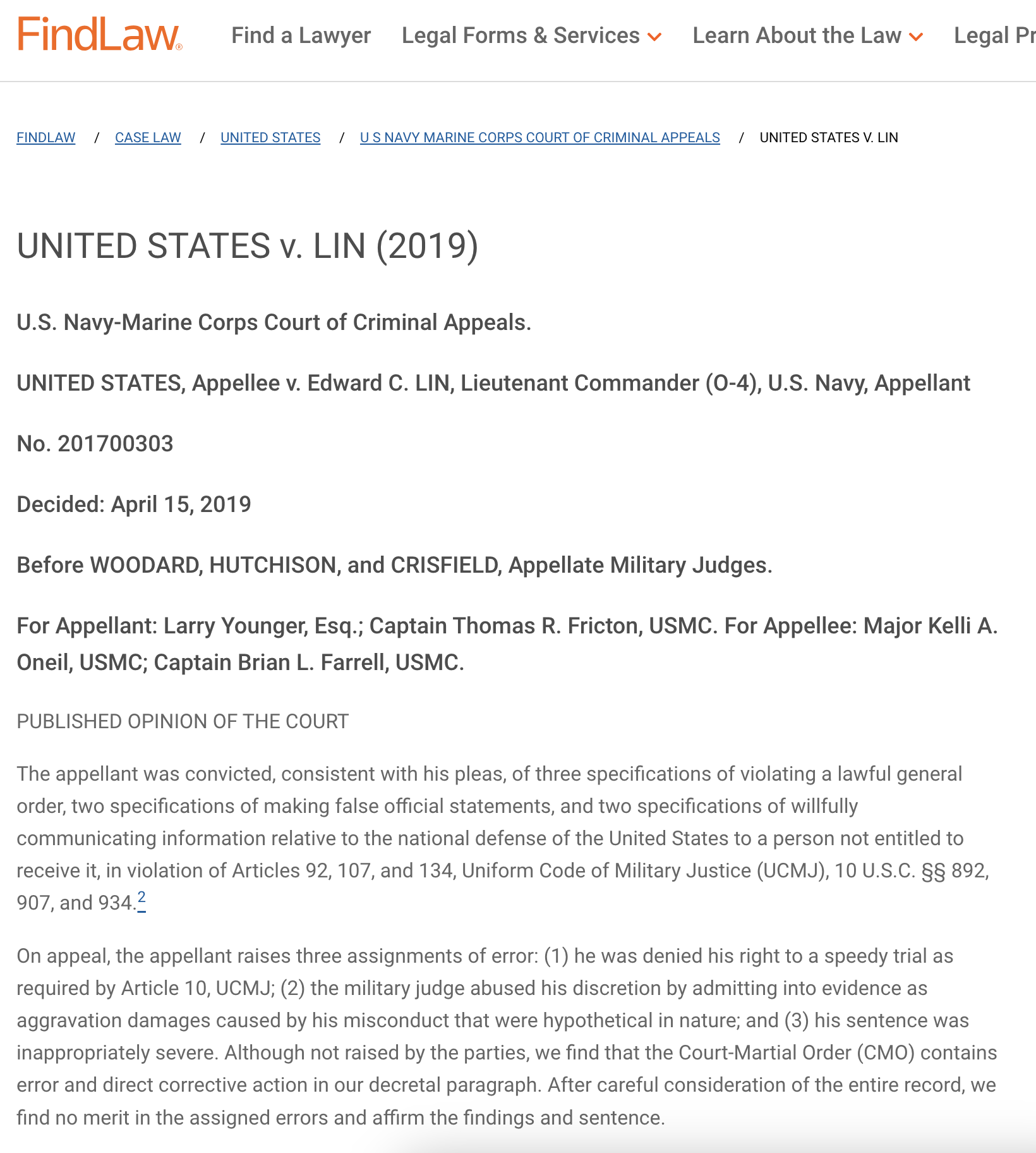 UNITED STATES v. LIN (2019).png