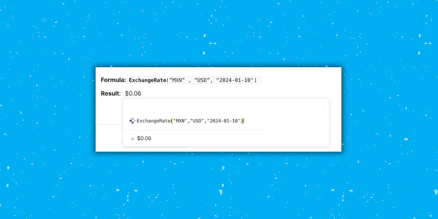 Currency Converter Pack, extend Coda with Currency... - Coda