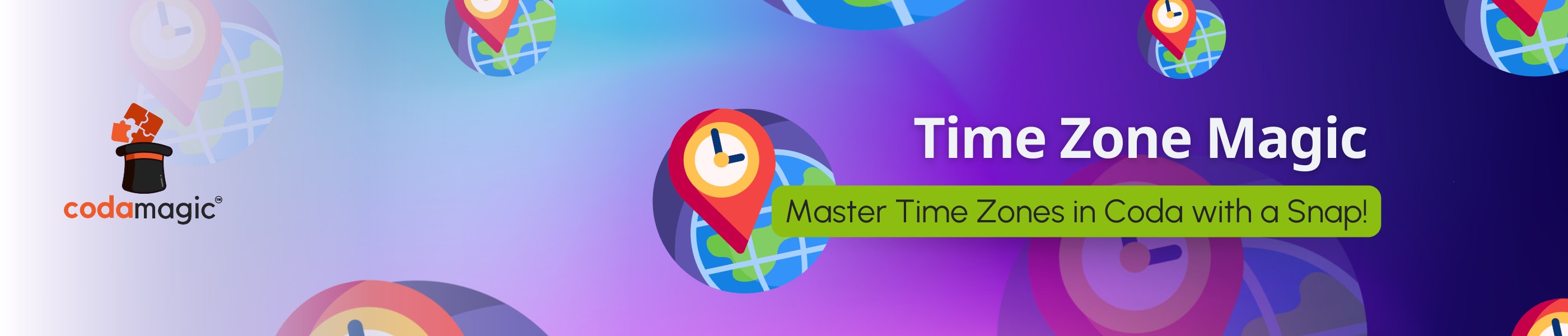 Time Zone Magic Pack, extend Coda with Time Zone... - Coda