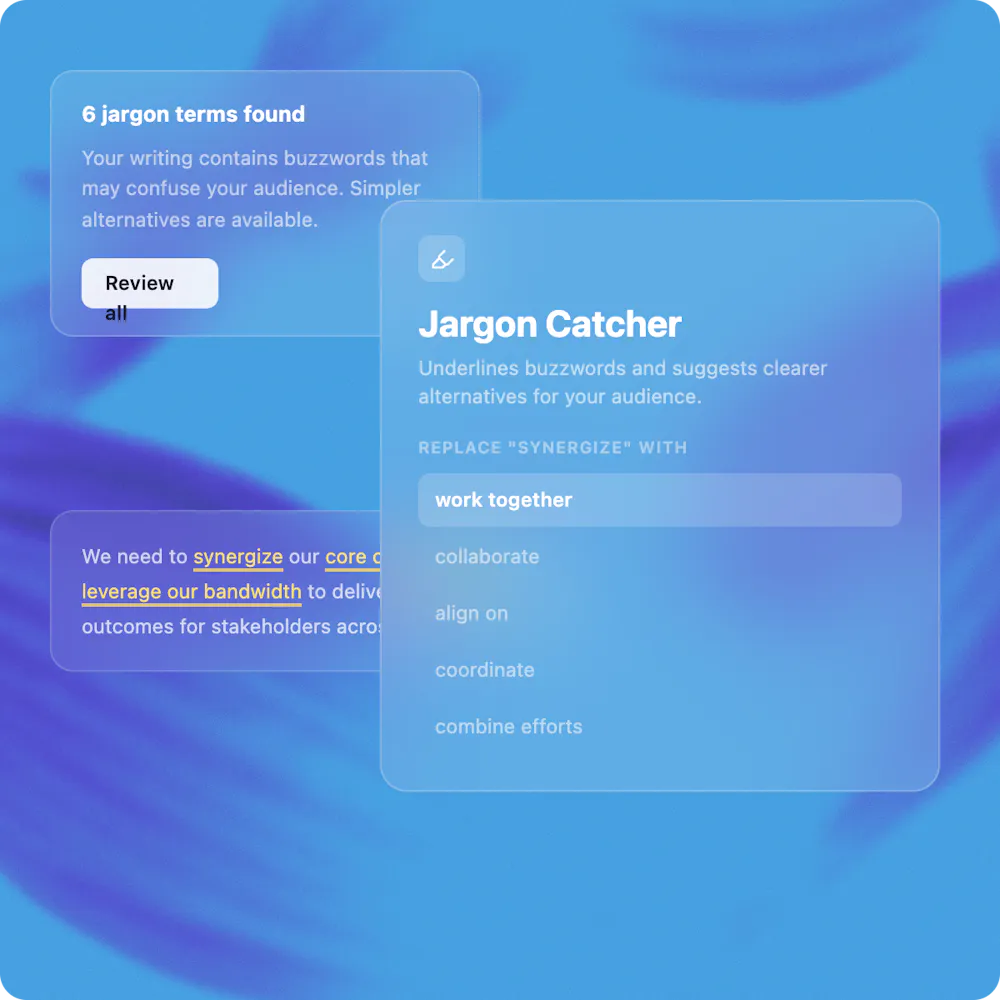 Jargon Catcher agent image