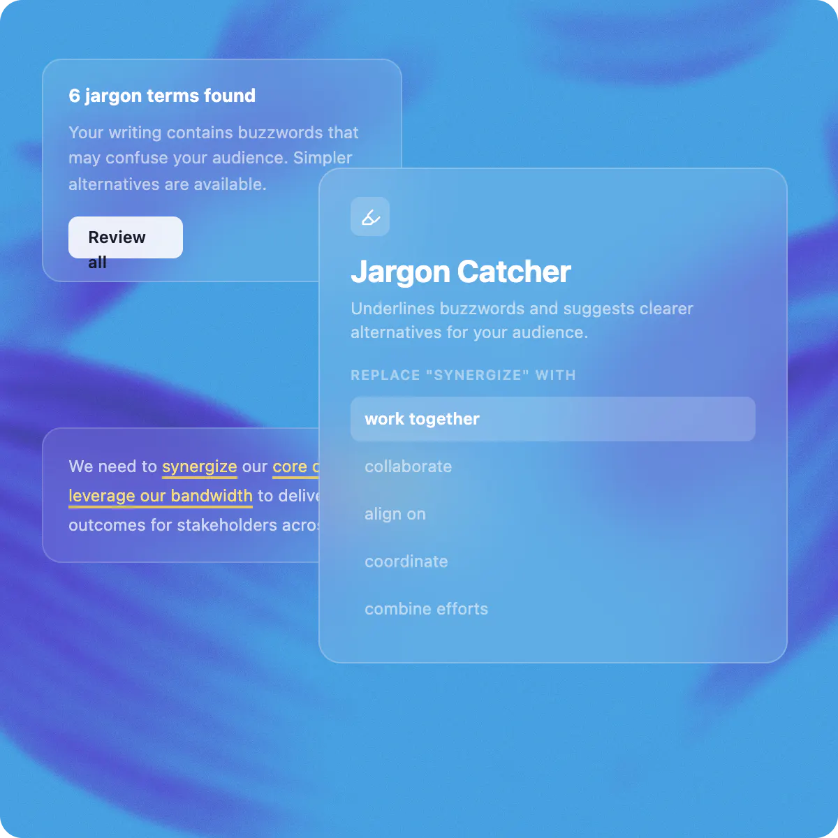 Jargon Catcher