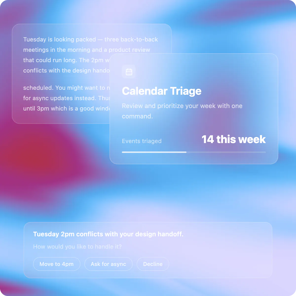 Calendar Triage