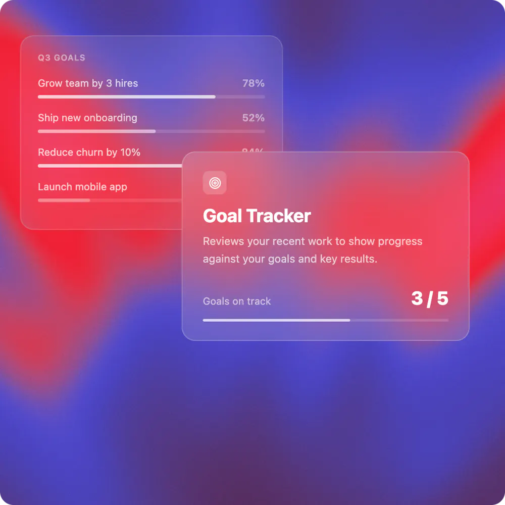 Goal Tracker agent image